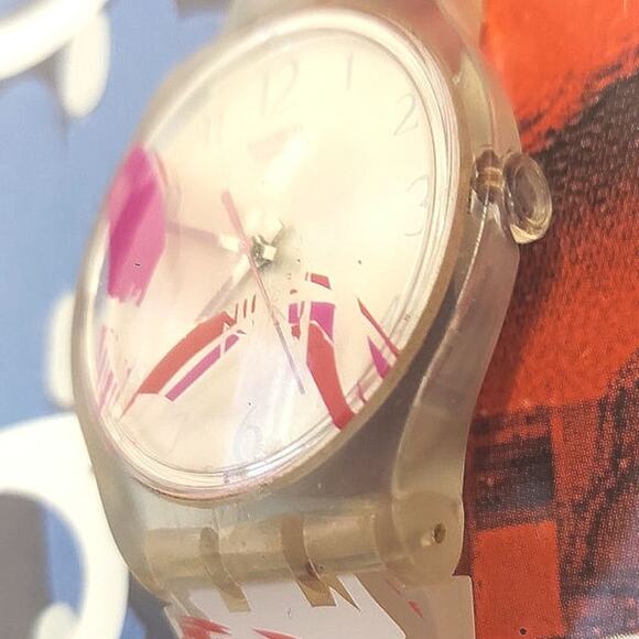 Swatch Watch EXOTIC CURVES SUJK142 2009 Jelly In Jelly swiss made Quartz - Picture 5 of 10